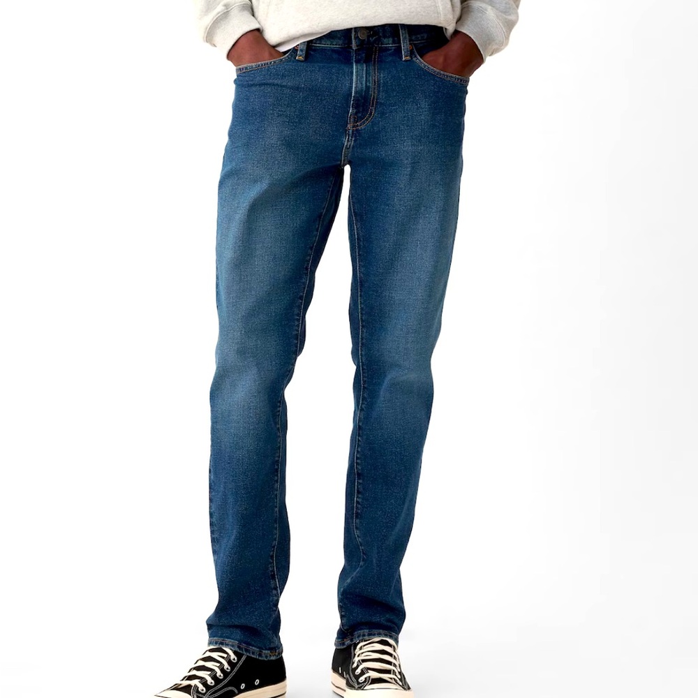 NWT GAP Men's Medium Wash Gapflex Slim Jeans Size 30 × 30